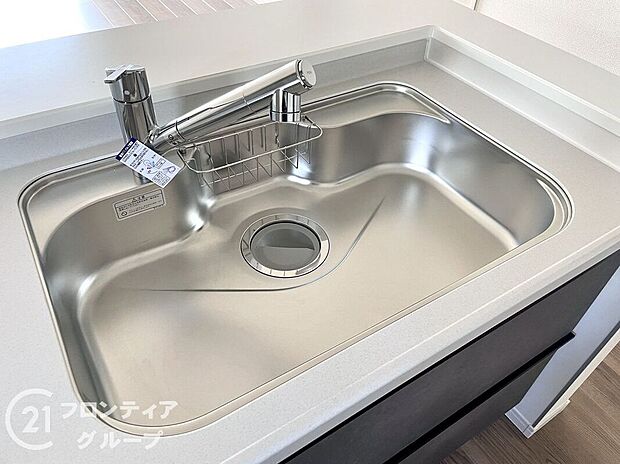 【その他設備】ワイドシンクなので家族が増えても洗い物楽々です