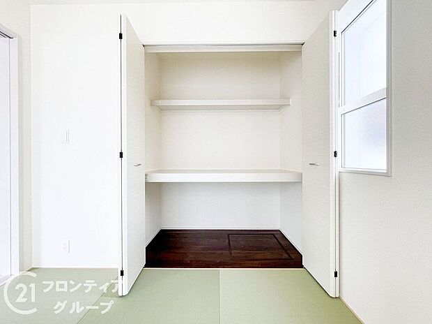 【収納】お布団も収納できる広々とした押入れは、季節のものもたくさん収納しておける便利なスペースです！