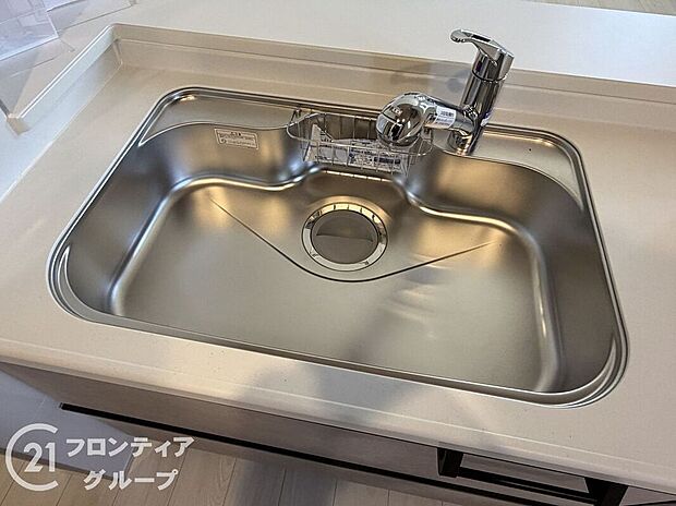 【その他設備】ワイドシンクなので家族が増えても洗い物楽々です