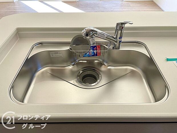 【その他設備】ワイドシンクなので家族が増えても洗い物楽々です