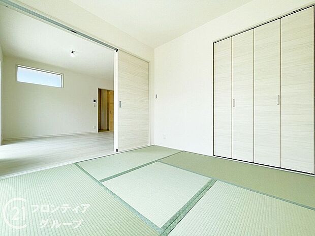 【子供部屋】い草香る畳スペースは、使い方色々！客室やお布団で寝るときにぴったりの空間ですね。