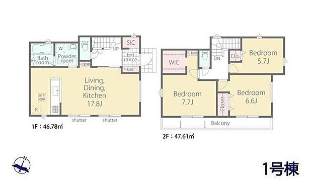 4080万円、3LDK、土地面積133.4m2、建物面積94.39m2