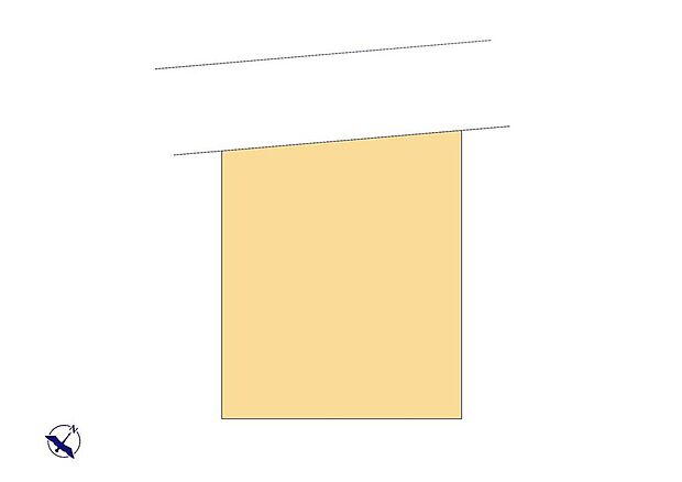 【区画図】4780万円、3LDK、土地面積142.98m2、建物面積104.75m2 理想の間取りを描きやすい綺麗な土地形状。お庭や駐車スペース2台分も無理なく確保でき、敷地全体を無駄なく活かすことができます。