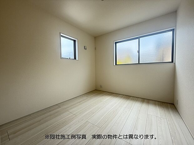 【洋室】同社施工例写真※実際の色・仕様とは異なります。