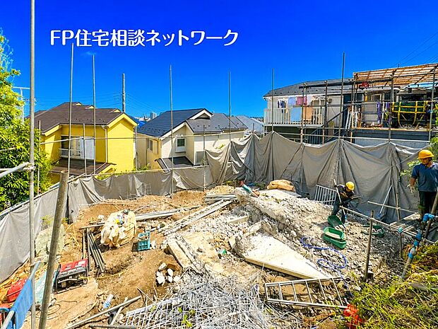 【現地外観写真】開放感のある現地で、東南側に抜け感があり、プライベート感も保たれます！また日当りや風通しも良く快適な生活が待っています！
