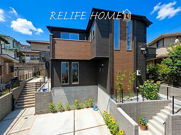 ■Appearance■   ※本画像はAIがCGで植栽等を作成しており、実際の現地には植栽等はございません。また、販売価格に植栽等は含まれておりません。