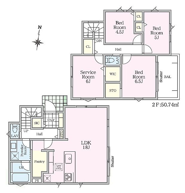 【3LDK+S】４号棟