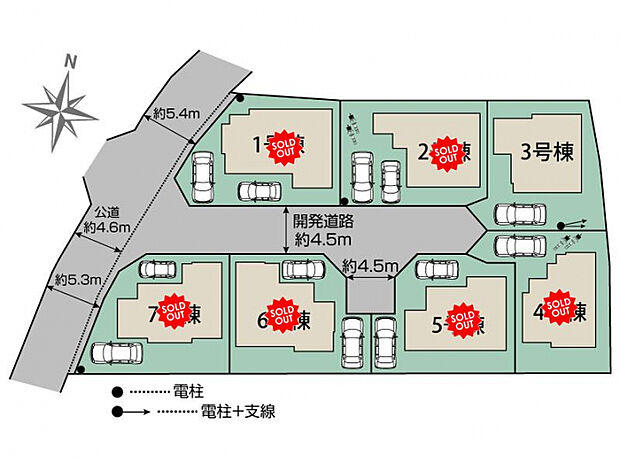 あきる野引田7棟 区画図