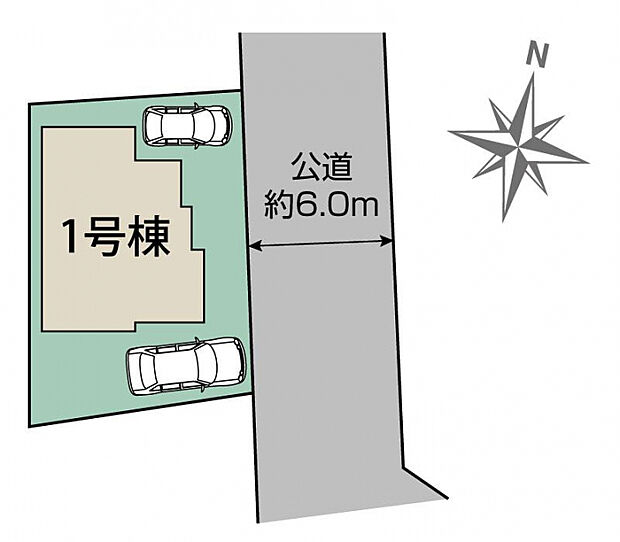 福生市福生1棟 区画図