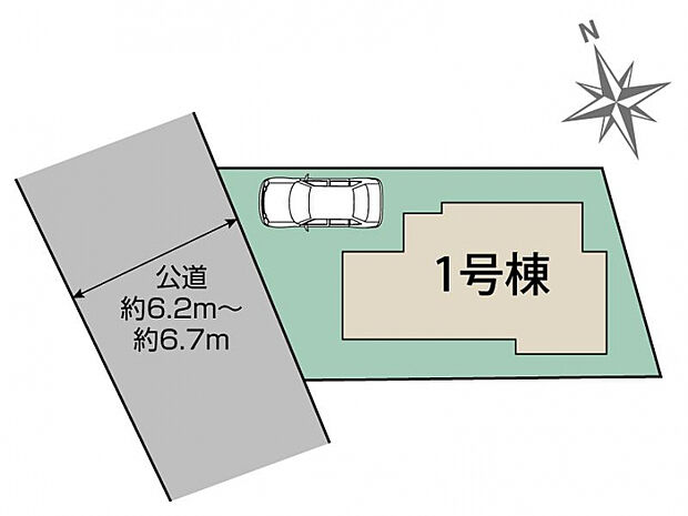 府中浅間町?期1棟 区画図