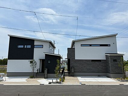 B-1、B-2街並み