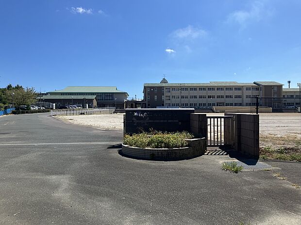 岡崎中学校（約2m）