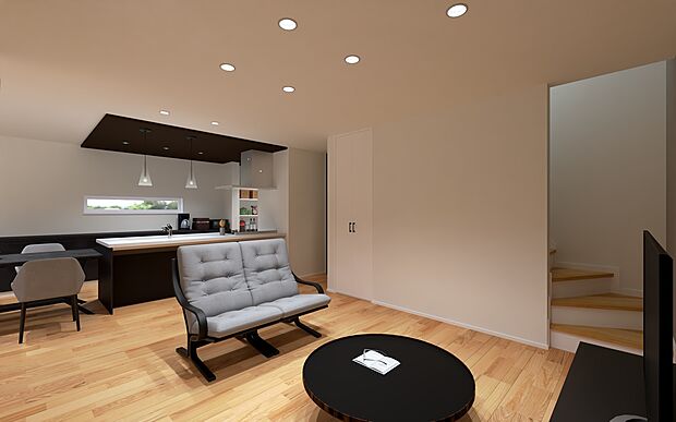 【B-3】
効率的な調理」「快適な食事」「優れた収納力」の三拍子が揃った、暮らしやすさを追求した設計に仕上げました。