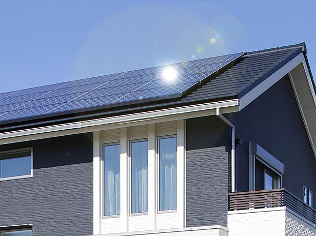 【■太陽光発電■】防災対策として、停電時にも利用できる太陽光発電を搭載しています! (参考写真) 