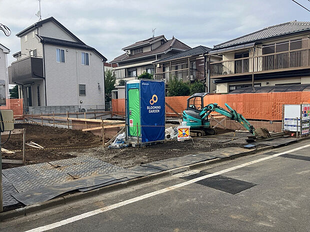 販売現地写真(2025年10月撮影) 建築前です