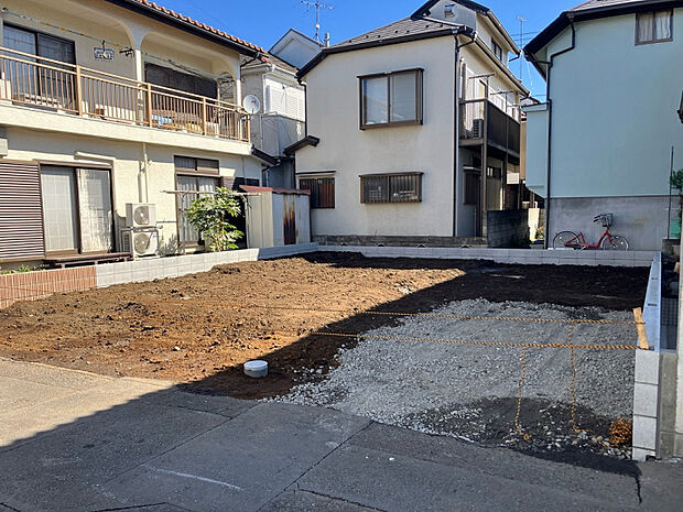 販売現地写真（2026年3月撮影）　建築前です