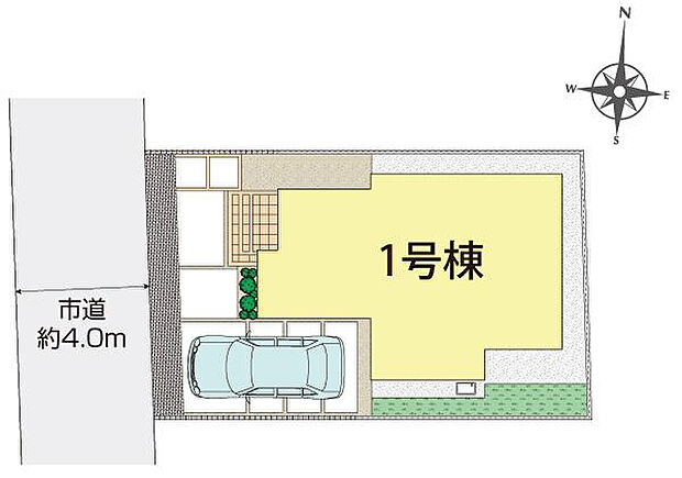 三鷹市井口4丁目1棟 区画図