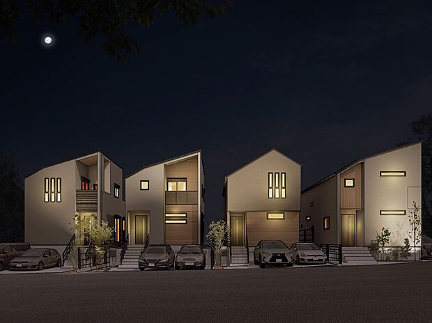 【全4棟の街並み】