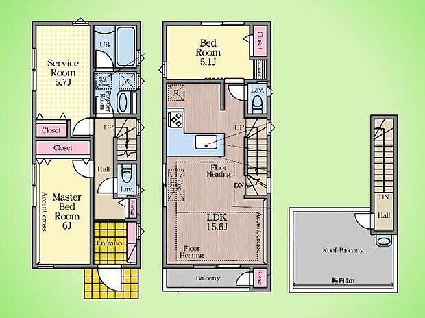 国立市西II アキュラホーム施工の新築戸建 2号棟
