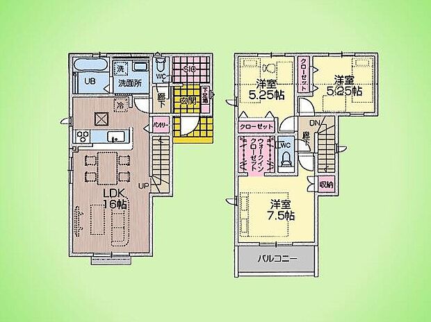 (1号棟)、価格4980万円、3LDK、土地面積88.1m2、建物面積86.11m2