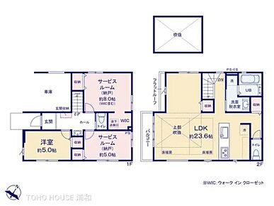 建物面積：1F車庫面積:9.42m2、※駐車場面積9.42m2を含む 