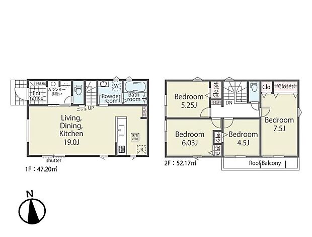 (1号棟)、価格4180万円、4LDK、土地面積162.41m2、建物面積99.37m2