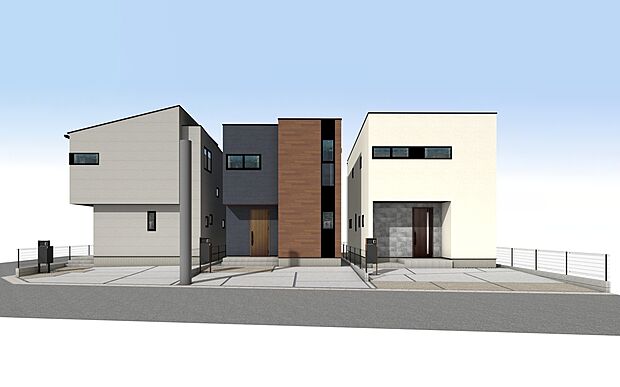 注文住宅から生まれたこだわりの住まい。アクセントのある外観、室内も洗練されたデザインで設計しています。間取りにもこだわり、目的ごとに分けられるよう収納スペースを各所に配置しています。