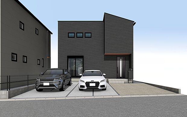 外観パース　A号棟