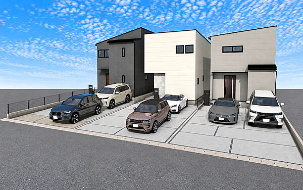 外観パース
■未完成物件のため、モデルハウスへのご案内も致します！
お気軽に「0120-928-571」へご連絡下さい。