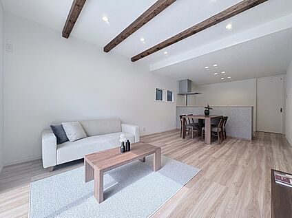 リビング　B号棟現地写真