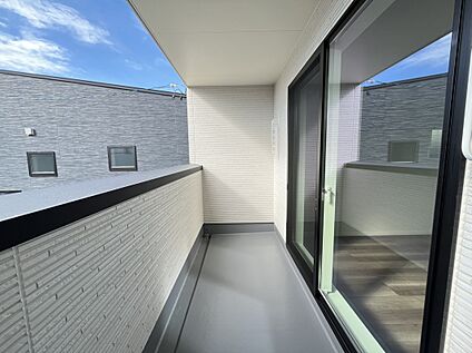 バルコニー B号棟現地写真