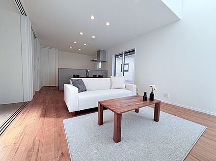 リビング　Ｂ号棟現地写真