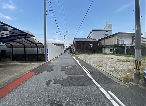 【前面道路　東側】2025年10月撮影