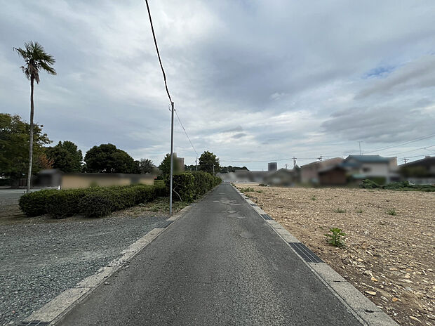 【前面道路　北側4.0m】2025年9月撮影