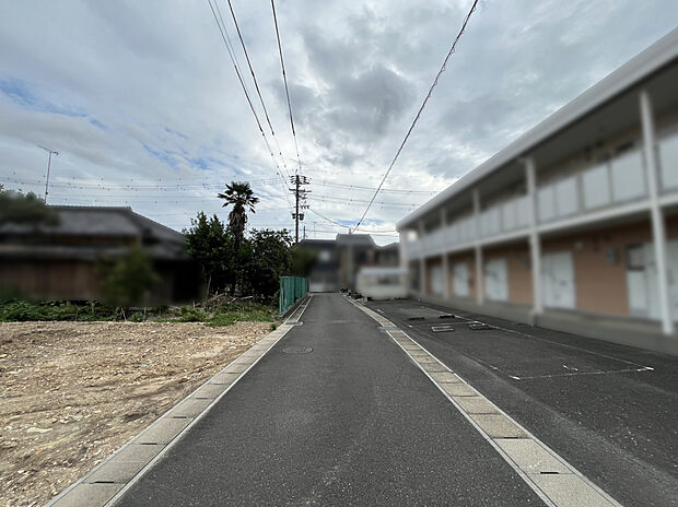 【前面道路　西側4.0m】2025年9月撮影