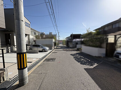 道路写真　北西側6.0ｍ