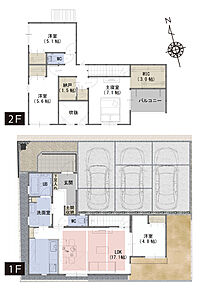 ※土地面積は、セットバック部分0.29 m2を含みます。 