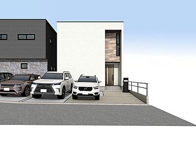 外観パース(B号棟)