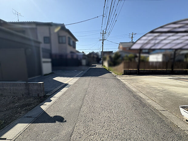 【道路写真　北東側3.8ｍ】■2026年3月撮影
