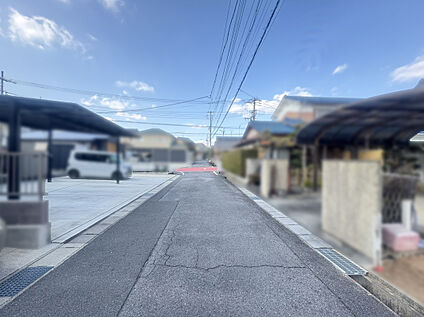 道路写真　西側4.8ｍ