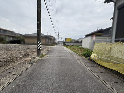 道路写真　南西側4.5～5.0ｍ