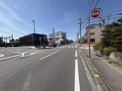 道路写真　南西側9.9ｍ
