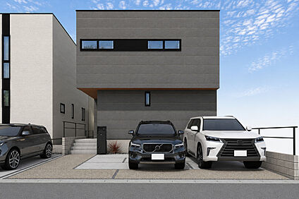 外観パース　A号棟