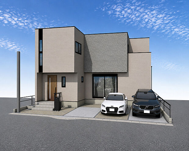 【現地外観パース】■未完成物件の為、モデルハウスへのご案内も致します。
お気軽に「0120-928-571」までお問合せ下さい!