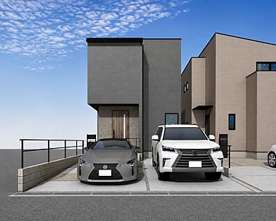 外観パース　C号棟