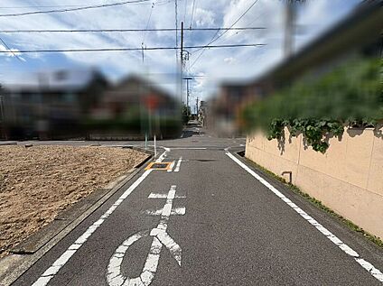 前面道路含む外観