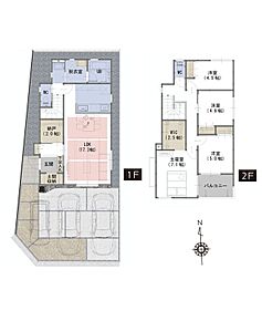 ■会話が弾む対面キッチン
■WIC・納戸・土間収納がある豊富な収納スペース 