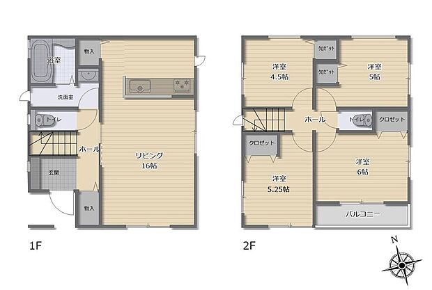 (O号棟)、価格4490万円、4LDK、土地面積84.18m2、建物面積86.94m2