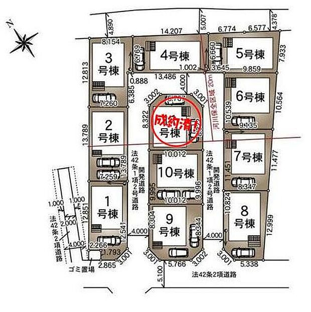 分譲地内に道路を通しており、ここで分譲地のコミュニティーができますね☆