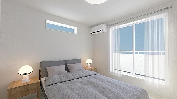 ≪Room≫
全居室に収納を完備しておりますので、いつでもお部屋をすっきりとお使い頂けそうです。※CGのため実際とは異なる場合があります。家具付き物件ではございません。